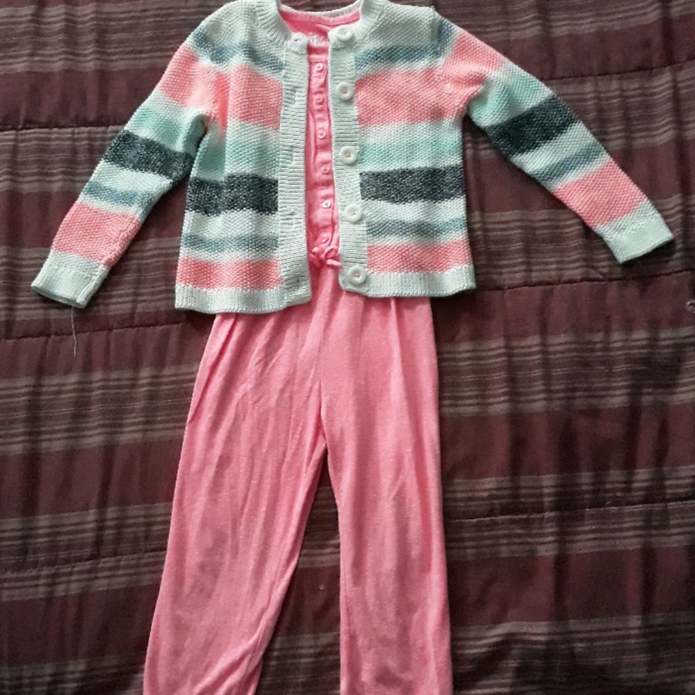 Toddler Jumpsuit and Sweater